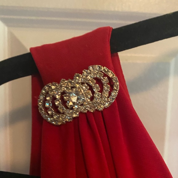 Betsy & Adam One Shoulder Maxi Dress, size 8 - Picture 7 of 12